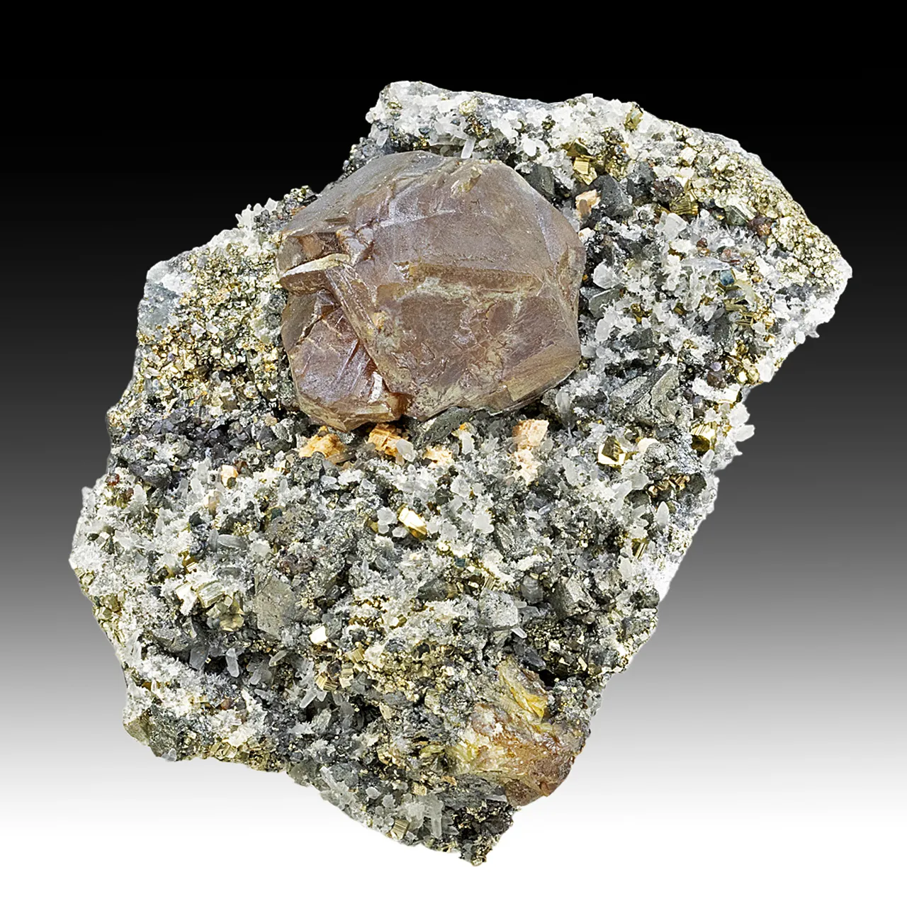 Sphalerite with Tetrahedrite - image 1