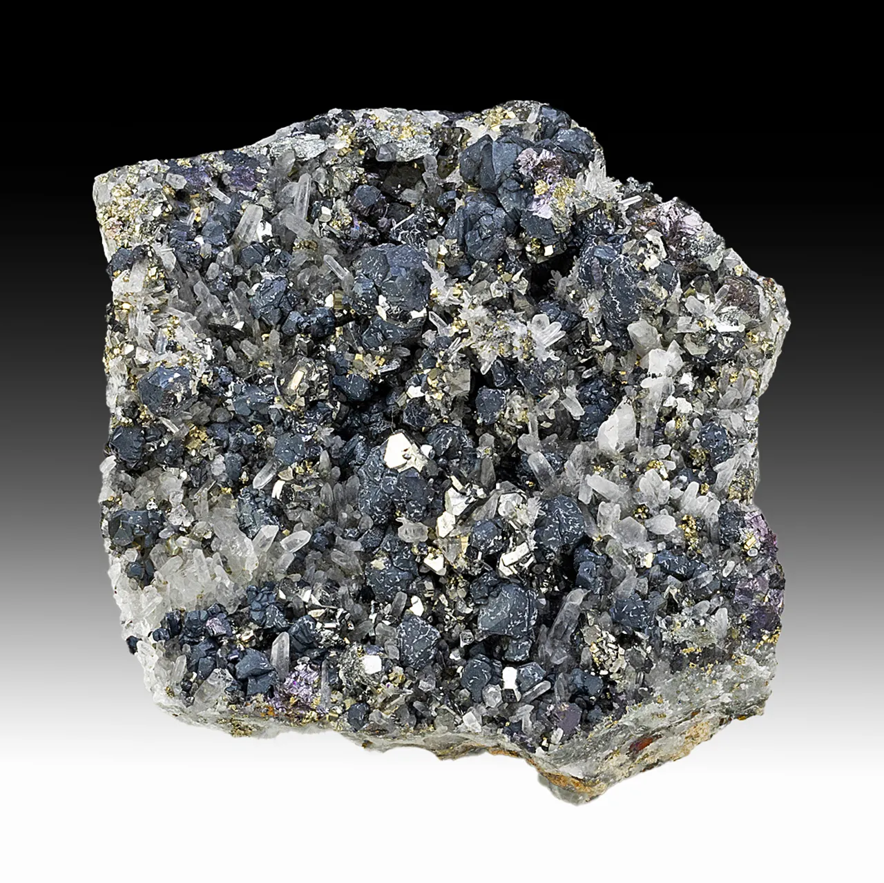 Sphalerite with Tetrahedrite, Quartz - image 1