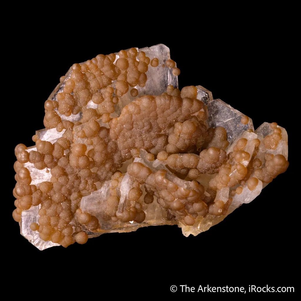 Sphärosiderite on Baryte - image 4