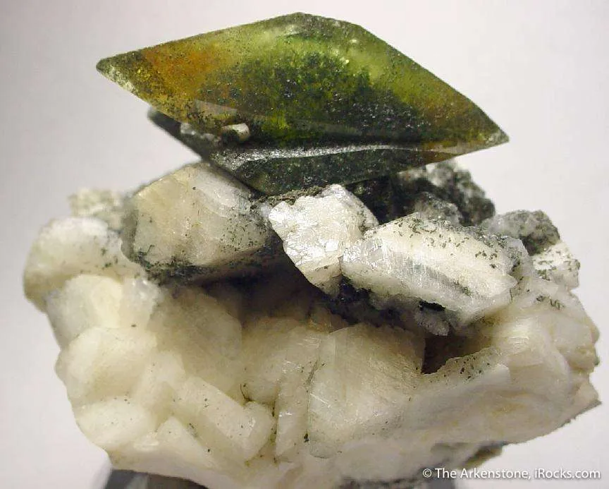 Sphene (Twinned) on Pericline (Feldspar) image