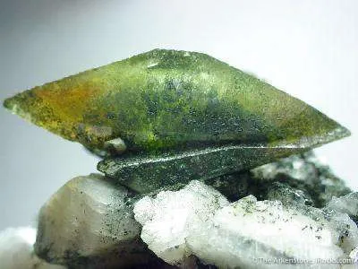 Sphene (Twinned) on Pericline (Feldspar) - image 3