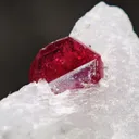 Spinel Crystal in Marble from Mogok, Myanmar - image 1