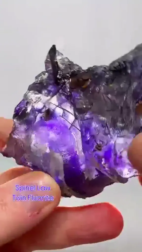 Spinel Law Twin Fluorite from Erongo, Namibia - image 4