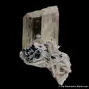 Spodumene (fluorescent) with Albite and Tourmaline - image 5