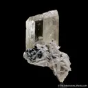 Spodumene (fluorescent) with Albite and Tourmaline - image 6