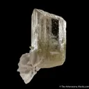 Spodumene (fluorescent) with Albite and Tourmaline - image 1