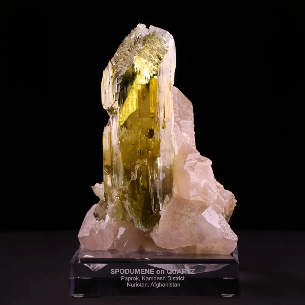 Spodumene from Paprok, Nuristan, Afghanistan image