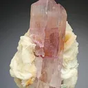Spodumene Var. Kunzite with Cleavelandite - image 1