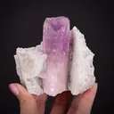 Spodumene var. Kunzite with Cleavelandite - image 2