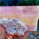 Spodumene var Kunzite with Cleavlandite Albite from Afghanistan, Nuristan - image 3