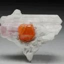 Spodumene var. Kunzite with Spessartine - image 1
