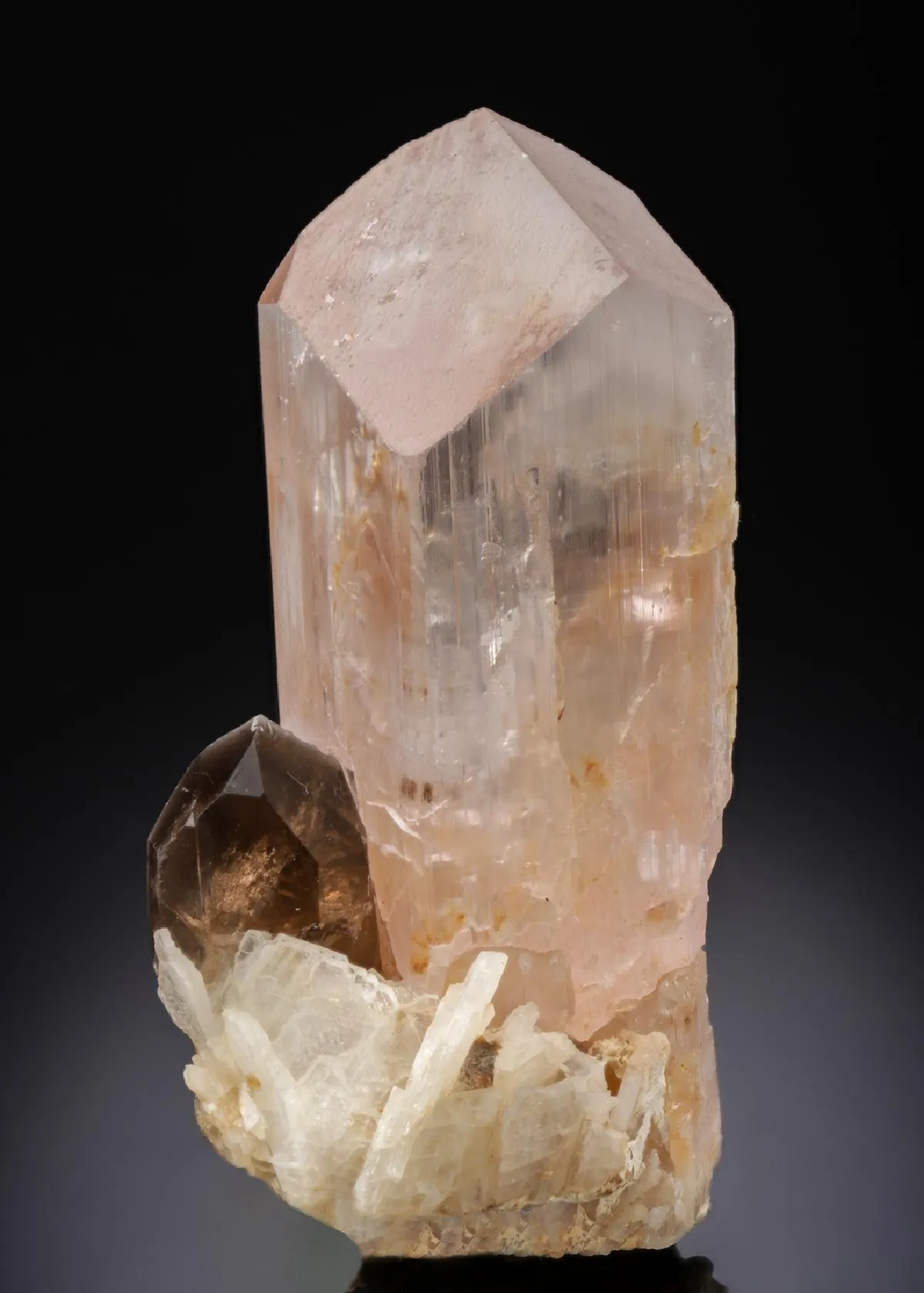 Spodumene with Smoky Quartz - image 1