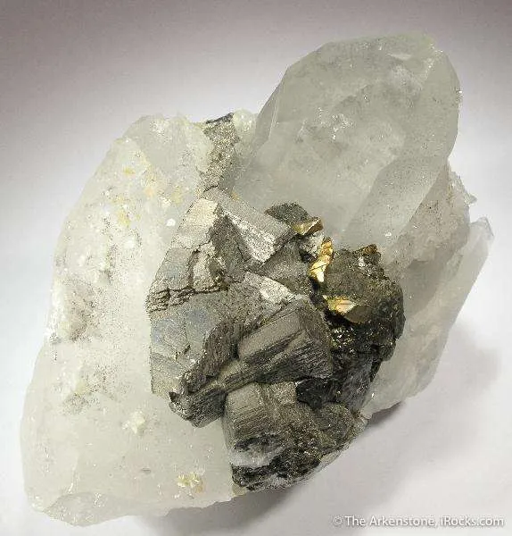 Stannite, Arsenopyrite and Quartz image