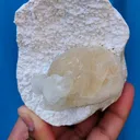 Stellerite Ball on Okenite - image 2