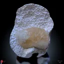 Stellerite Ball on Okenite - image 1