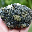 Stellerite & Epidote 520 grams - Bafoulabé Circle, Kayes Region, Mali - image 6