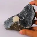 Stellerite on sparkling Chalcedony Free standing Natural Mineral Specimen - image 8