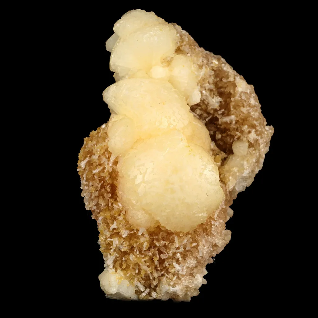 Stellerite with Stilbite Natural Mineral Specimen image