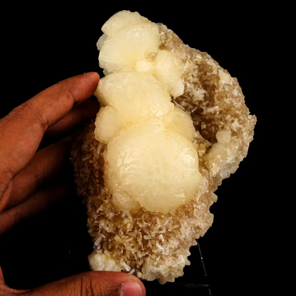 Stellerite with Stilbite Natural Mineral Specimen - image 4
