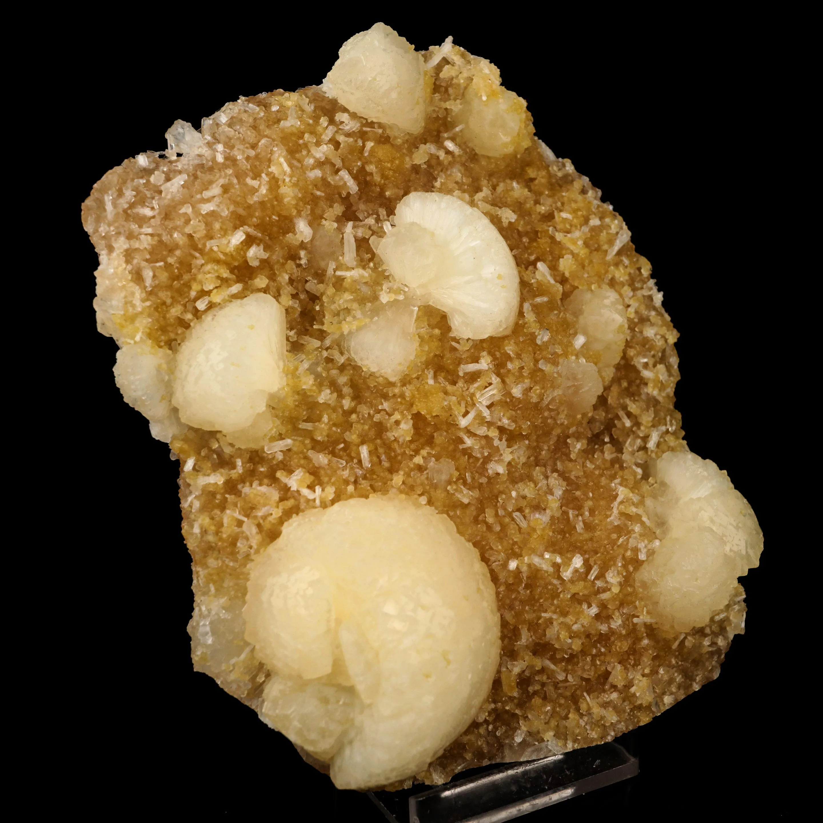 Stellerite with Stilbite Natural Mineral Specimen - image 3