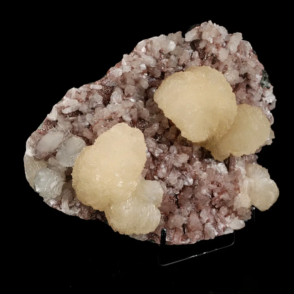 Stellerite with Stilbite Natural Mineral Specimen - image 3