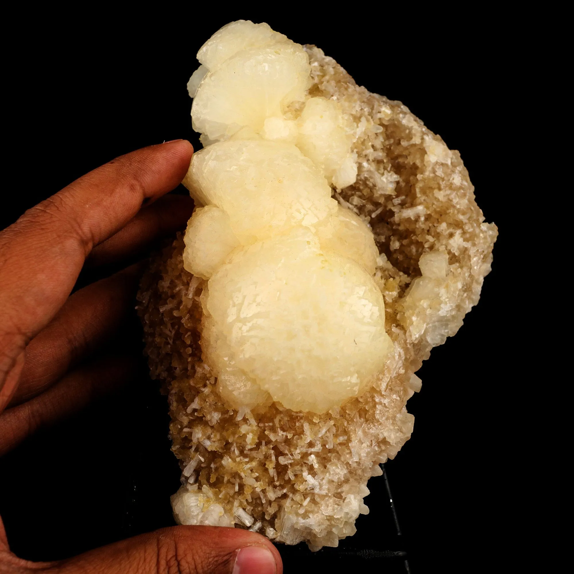 Stellerite with Stilbite Natural Mineral Specimen - image 4