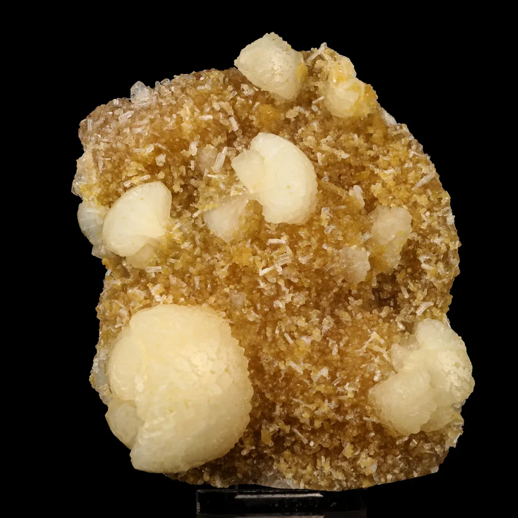 Stellerite with Stilbite Natural Mineral Specimen image