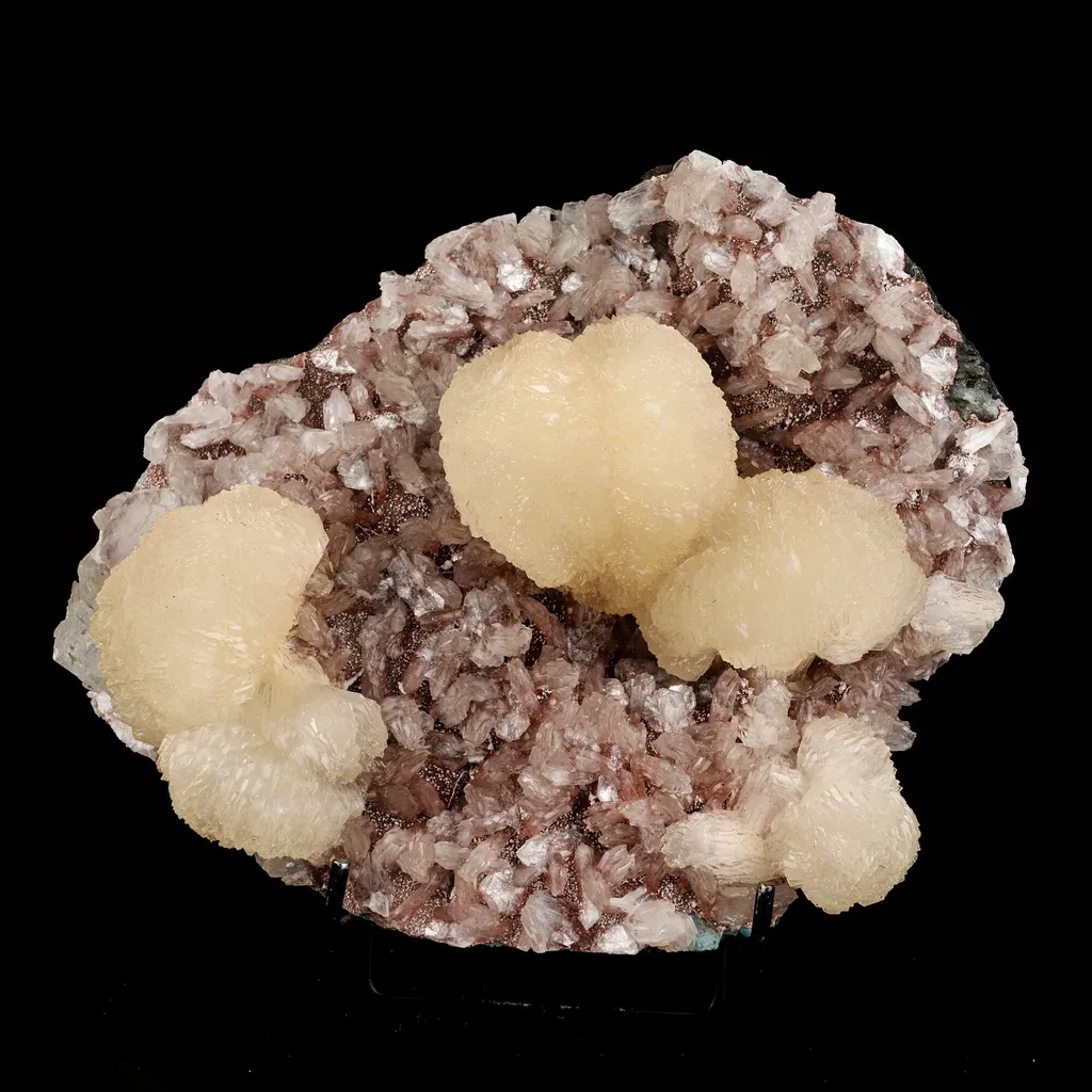 Stellerite with Stilbite Natural Mineral Specimen image