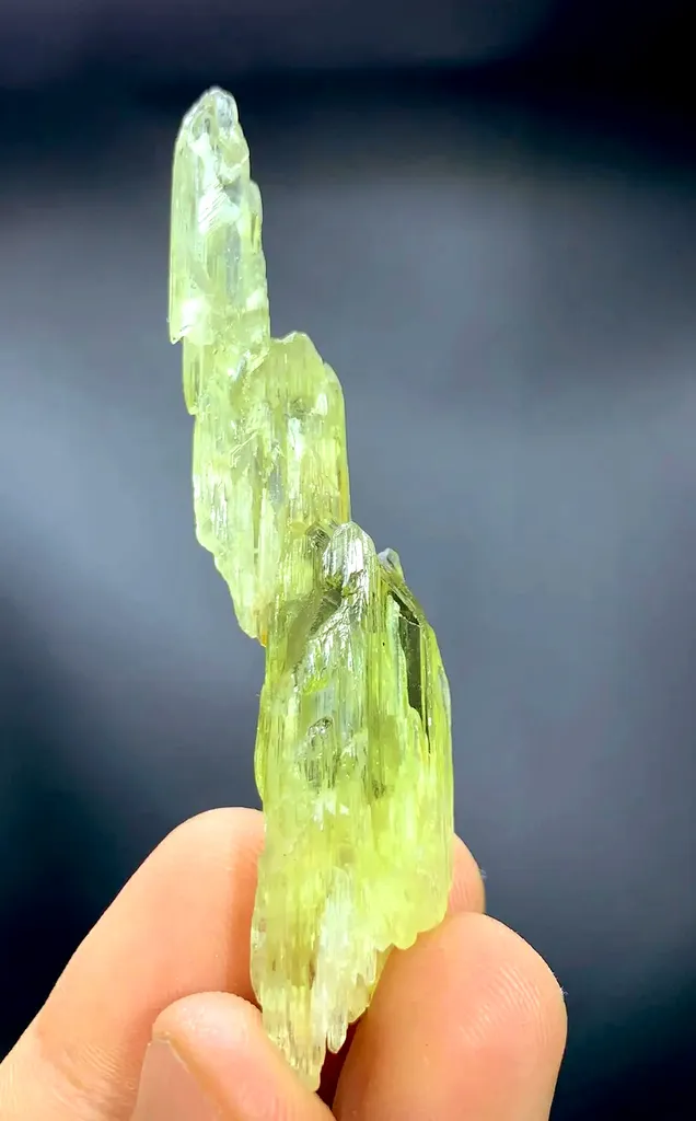 step Etched triphane / spodumene crystal mineral specimen @Afghanistan - image 3