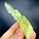 step Etched triphane / spodumene crystal mineral specimen @Afghanistan - image 2