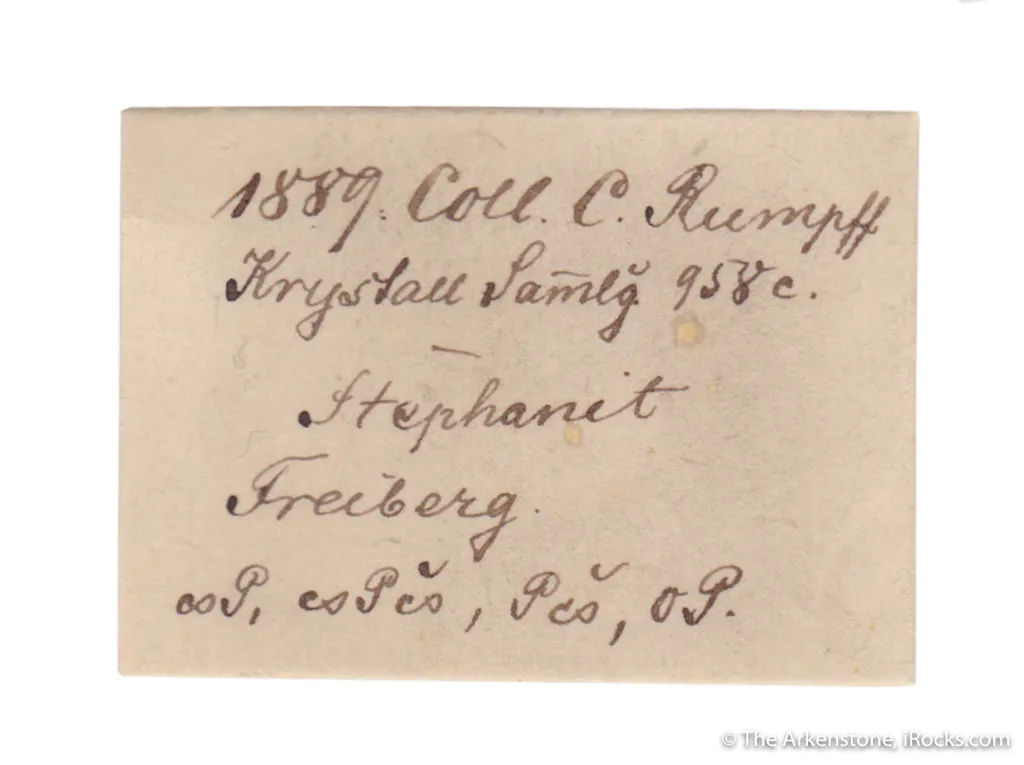 Stephanite (dated 1889) - image 8
