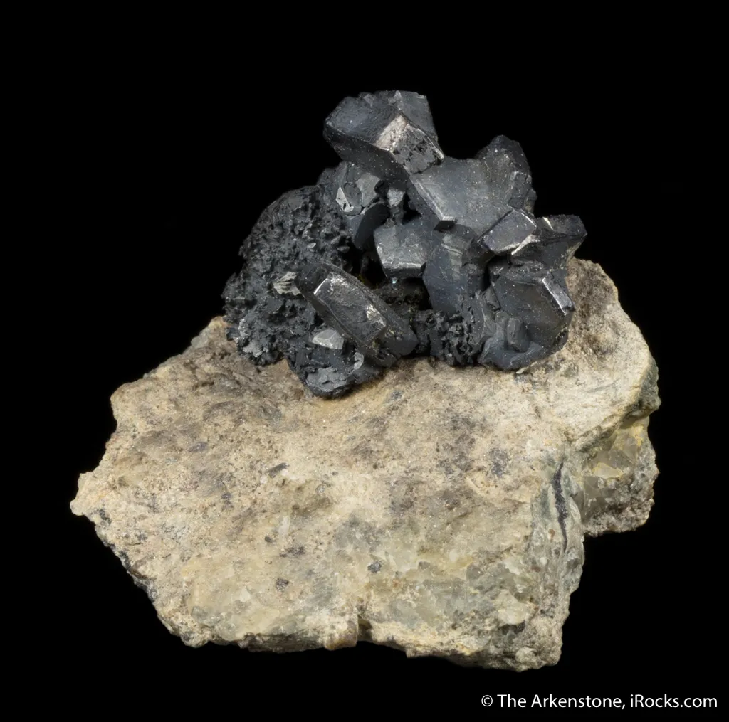 Stephanite (dated 1889) - image 3
