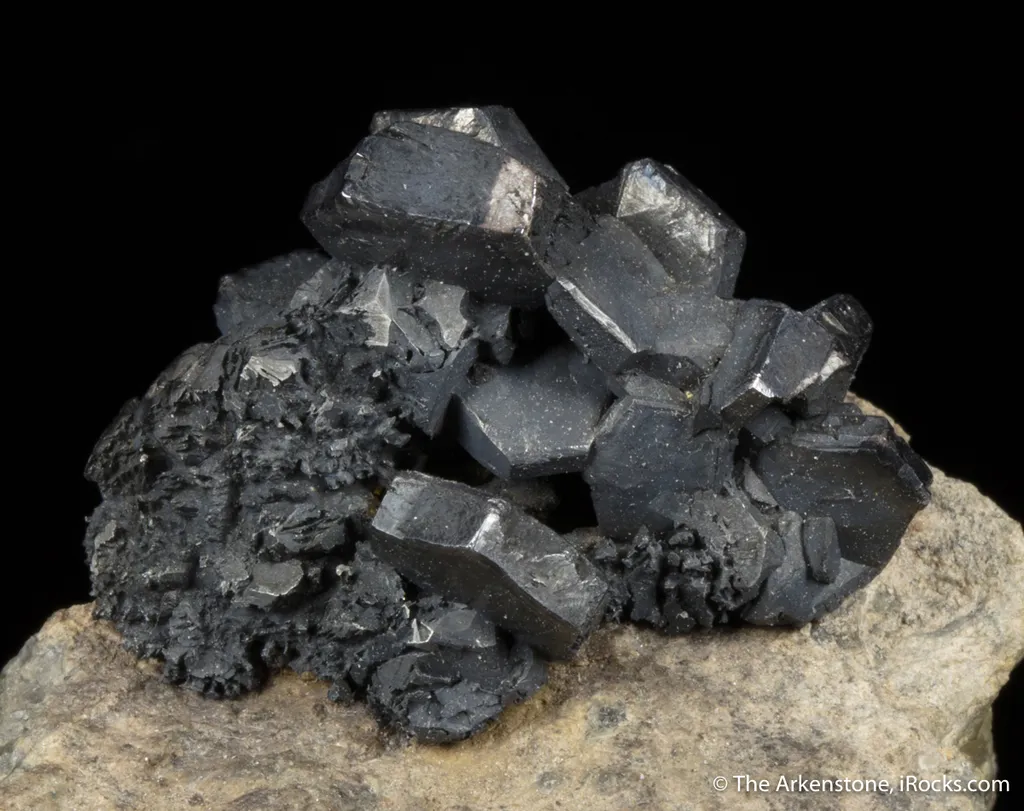 Stephanite (dated 1889) image