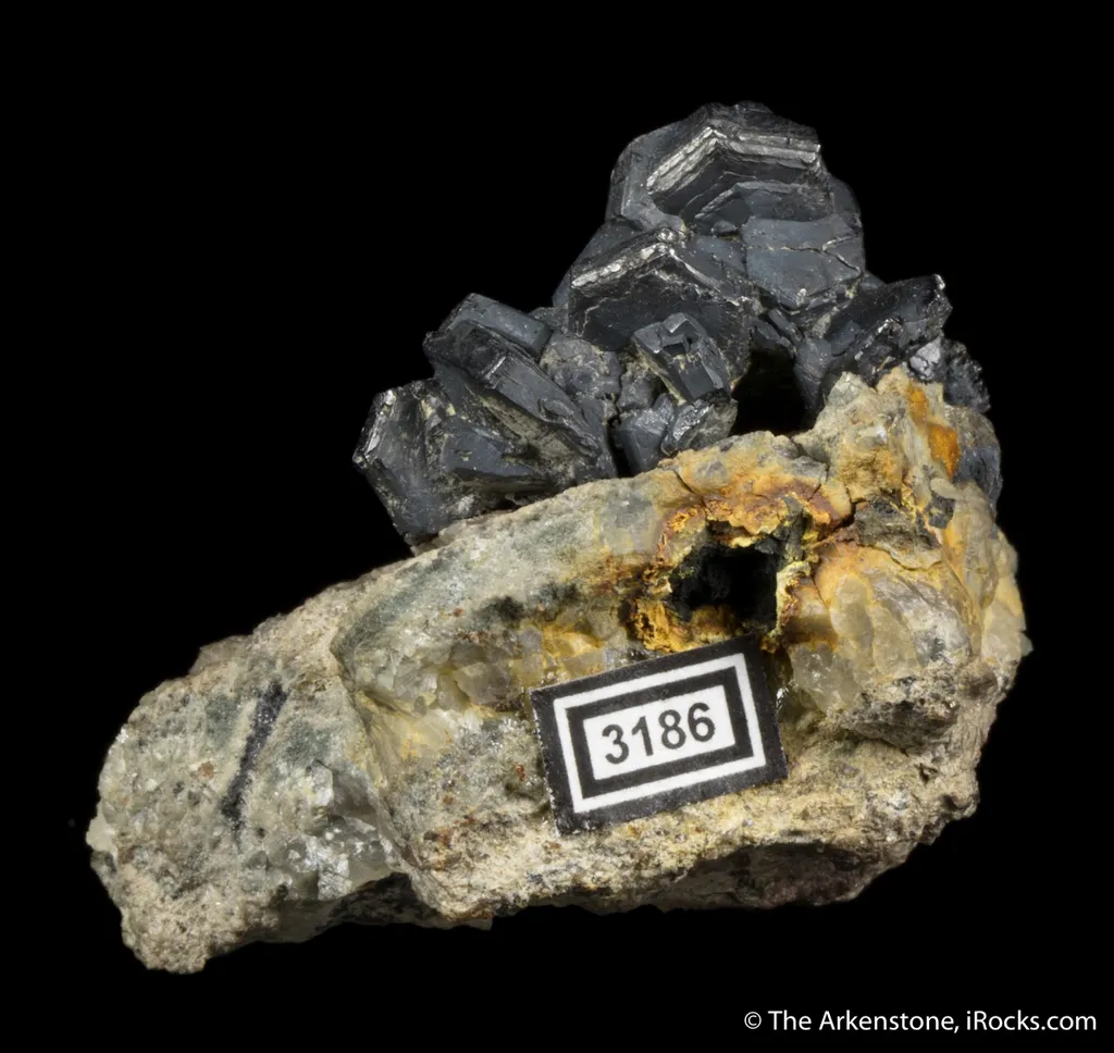 Stephanite (dated 1889) - image 6