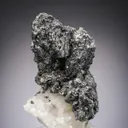 Stephanite on Pyrargyrite on Quartz - image 1