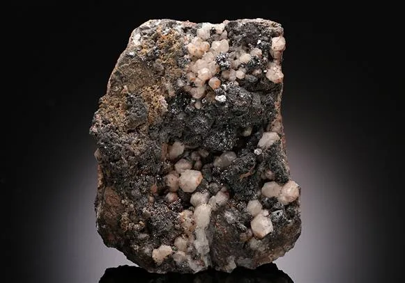 Stephanite, Proustite Polybasite with Galena image