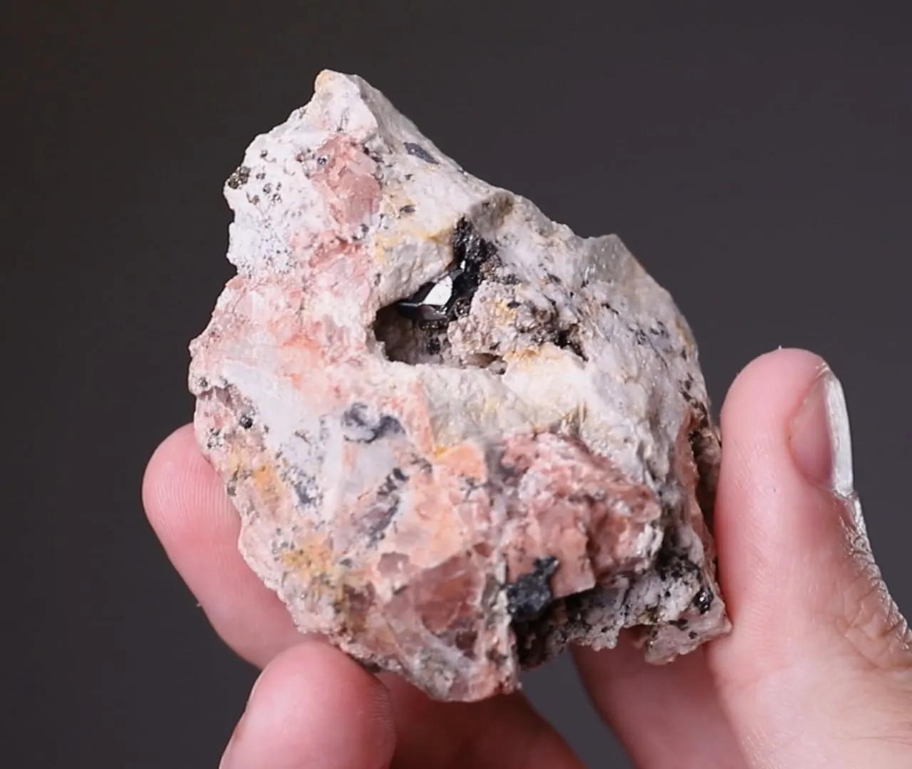 Stephanite with Baryte - image 2