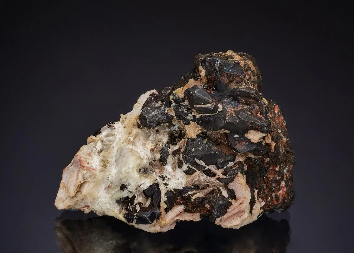 Stephanite with Baryte - image 1