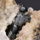 Stephanite with Pyrargyrite and Dolomite - image 1