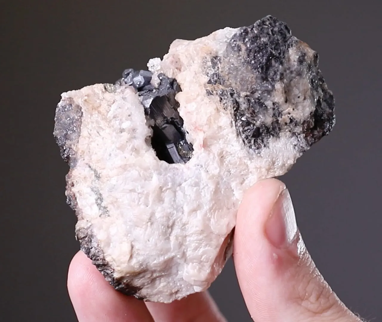 Stephanite with Pyrargyrite and Dolomite - image 2