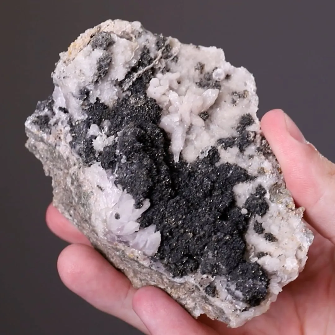 Stephanite with Quartz - image 2