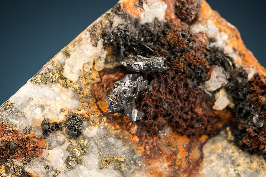Stephanite with Sternbergite - image 2