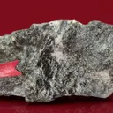 Stibivanite (co-type locality) with Clinochlore on Dolomite - image 2