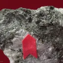 Stibivanite (co-type locality) with Clinochlore on Dolomite - image 4