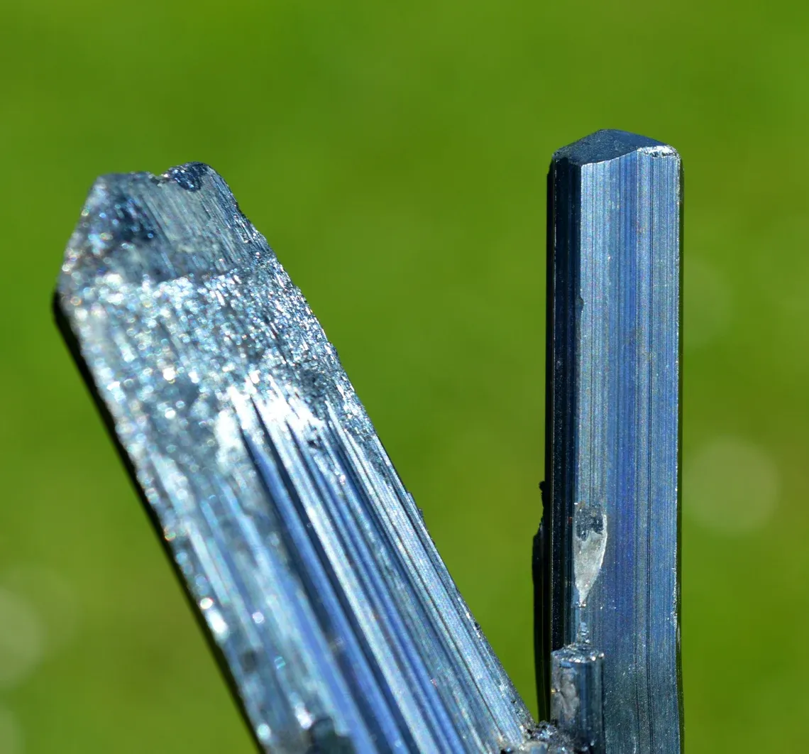 Stibnite 214 grams - Wuning Mine, Qingjiang, Wuning Co., Jiujiang, Jiangxi, China - image 3