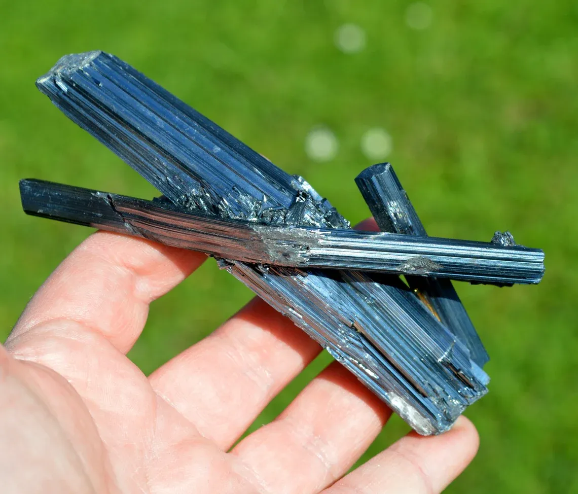 Stibnite 214 grams - Wuning Mine, Qingjiang, Wuning Co., Jiujiang, Jiangxi, China - image 1