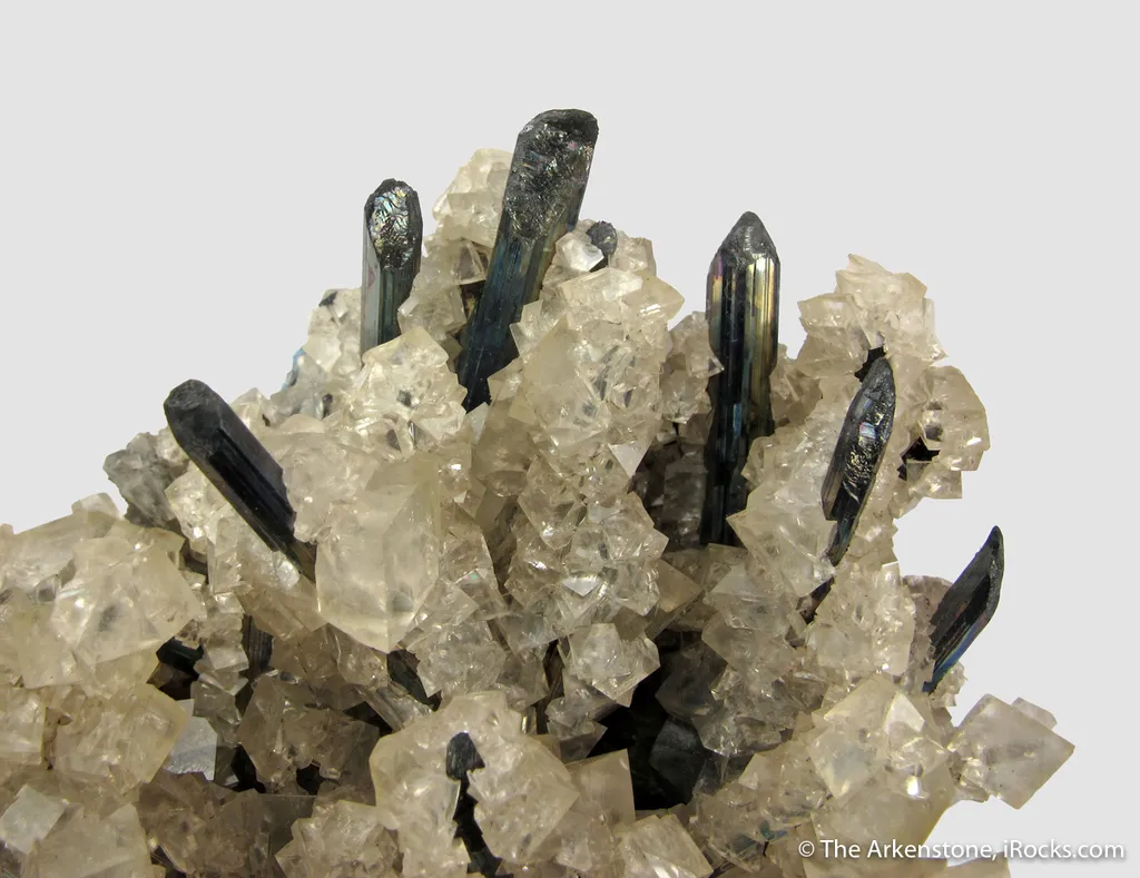Stibnite and Calcite image