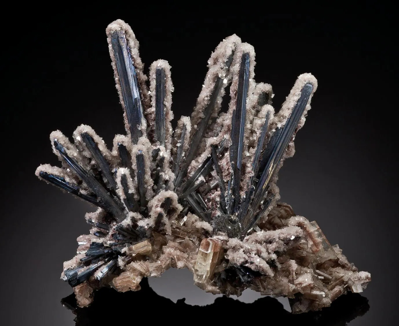 Stibnite, Barite - image 1