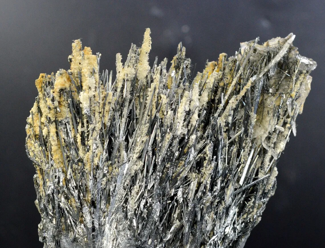 Stibnite & Barite - 356 grams - Herja Mine, Baia Mare, Maramureș, Romania - image 5