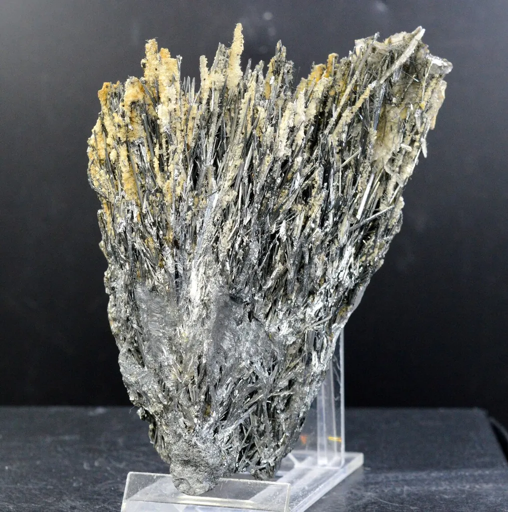 Stibnite & Barite - 356 grams - Herja Mine, Baia Mare, Maramureș, Romania - image 4